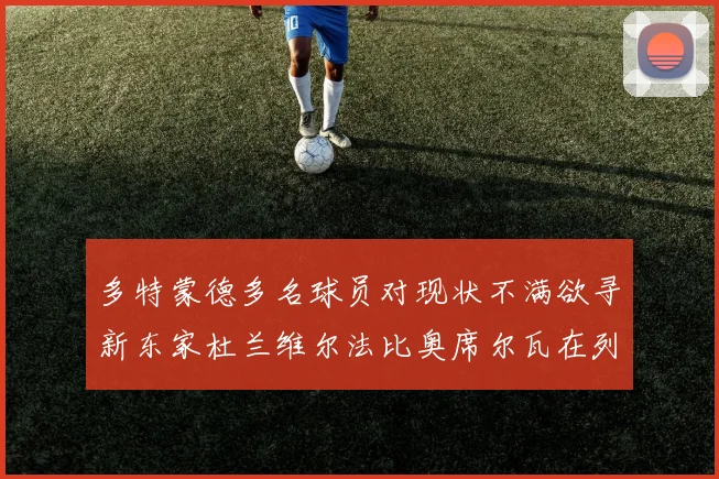 多特蒙德多名球员对现状不满欲寻新东家杜兰维尔法比奥席尔瓦在列