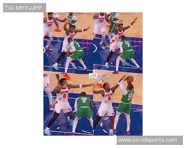 杰伦布朗意外撞击K乔治白T恤沾满发际线粉成新焦点